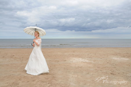 Bride on the Beach